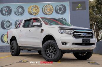 FORD RANGER HEIST SATIN BLACK MILLED